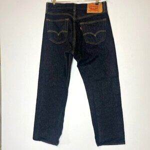 Levi's Men's Dark Wash Denimcore Relaxed High Rise Blue Jeans Sz W 33 L30